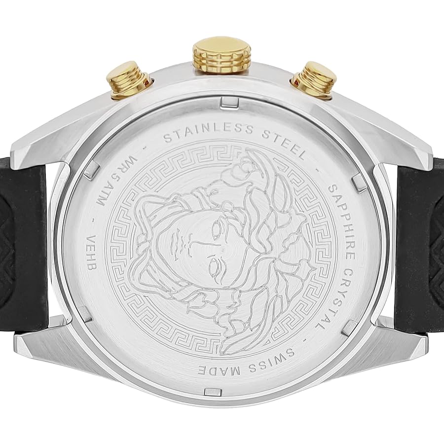 ヴェルサーチ クロノグラフ QZ ブラック文字盤 楽天市場】VERSACE ヴェルサーチ キャラクター メデューサ